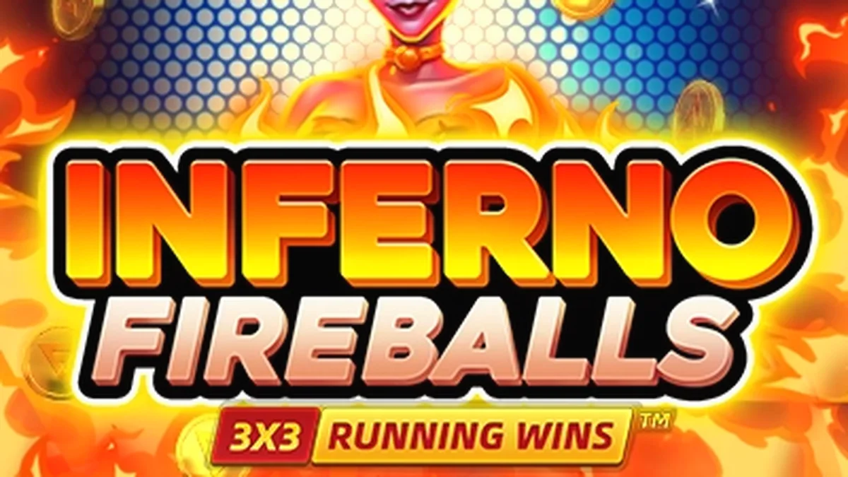 O design vibrante e flamejante do slot Inferno Fireballs