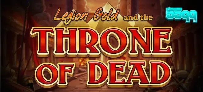 Cena do jogo Legion Gold and the Throne of Dead com elementos de templos antigos